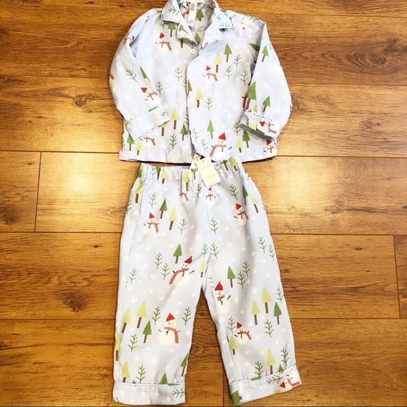 Pottery Barn Kids Other - Pottery Barn kids Christmas snowman pajamas